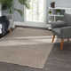 Bradshaw Zipper Grey/Ivory Handwoven Cotton Rug