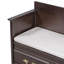 Banc à chaussures avec coussin amovible, banc d'entrée avec rangement caché pour l'entrée et le salon, banc de rangement à chaussures avec dossier (espresso)-431840994
