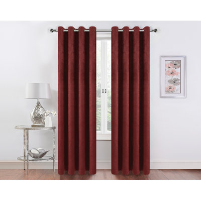 Paire de rideaux semi-transparents avec œillets Hotel
