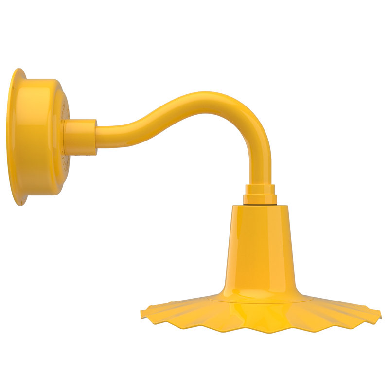 Luminaire de grange d’extérieur Iris, Jaune