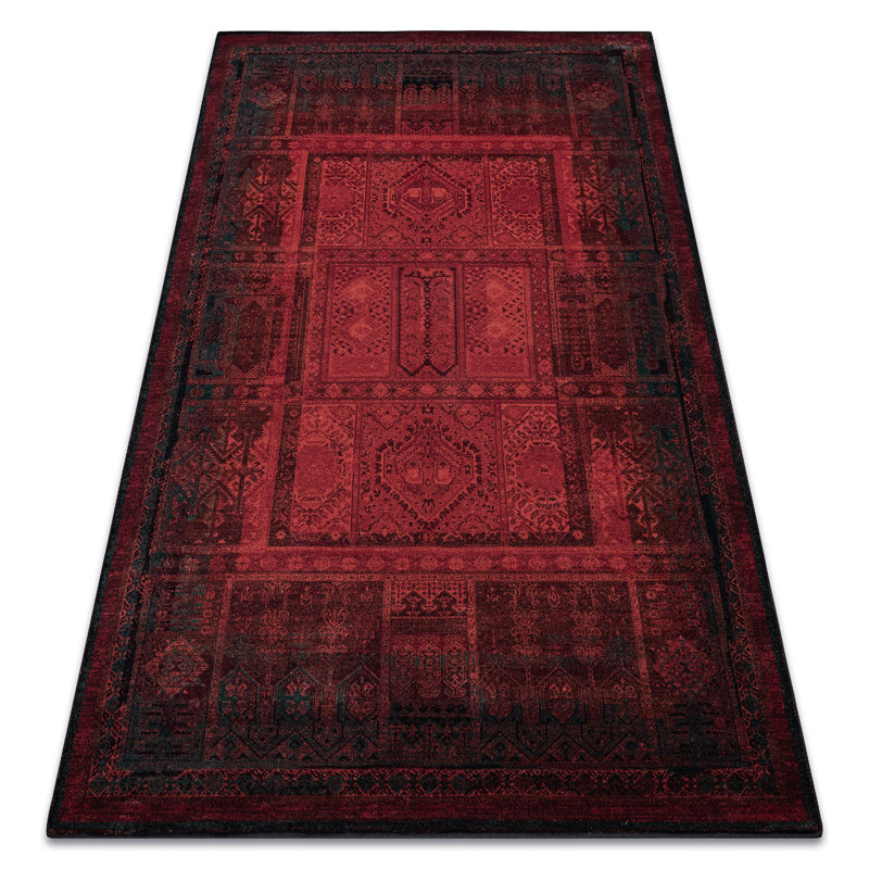 Oriental Wool Area Rug, Rectangular 170 x 235cm