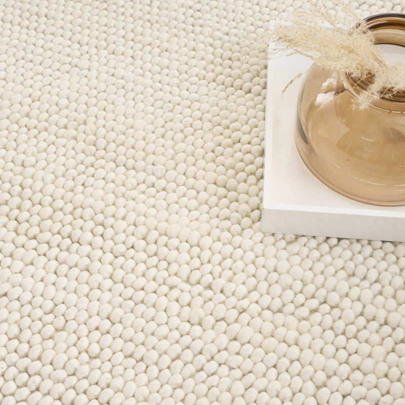 DKNY Pure Knots 5'3" x 7'3" Ivory Modern Indoor Rug, Rectangle 5'3" x 7'3", Ivory
