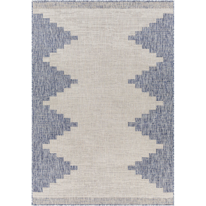 Marion Indoor & Outdoor Boho Denim Rug, Rectangle 200 x 275cm