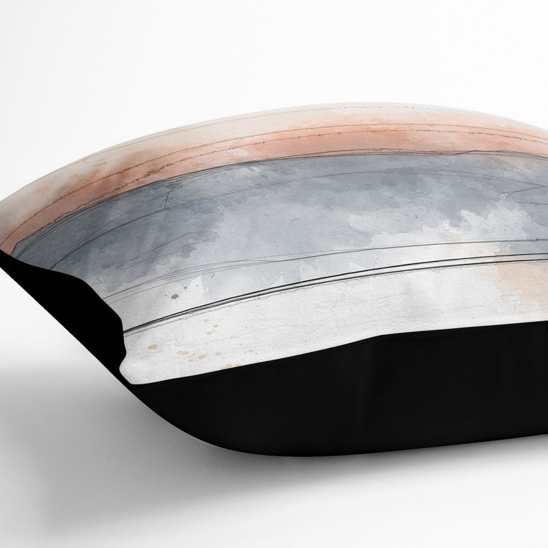 Square Cushion, 40cm H x 40cm W x 15cm D, Black