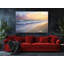 Reproduction sur toile Tranquil Ocean Sunset Beach-737913068