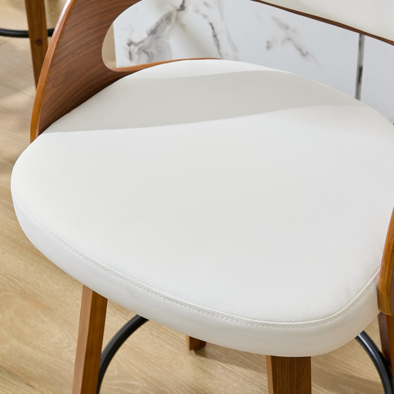 Tabourets de bar, comptoir et tabourets de bar et repose-pieds 26 po Modern, Blanc