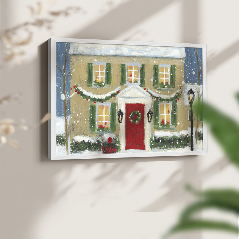 «Chirstmas Art» DCxxi - reproduction encadrée, H 8 po x l 10 po, Blanc