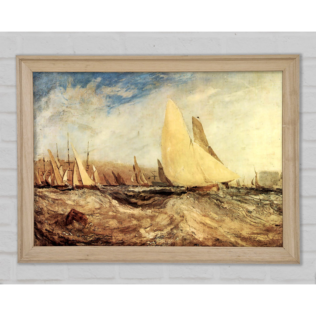 Joseph Mallord Turner Regatta - Einzelner Bilderrahmen Kunstdrucke