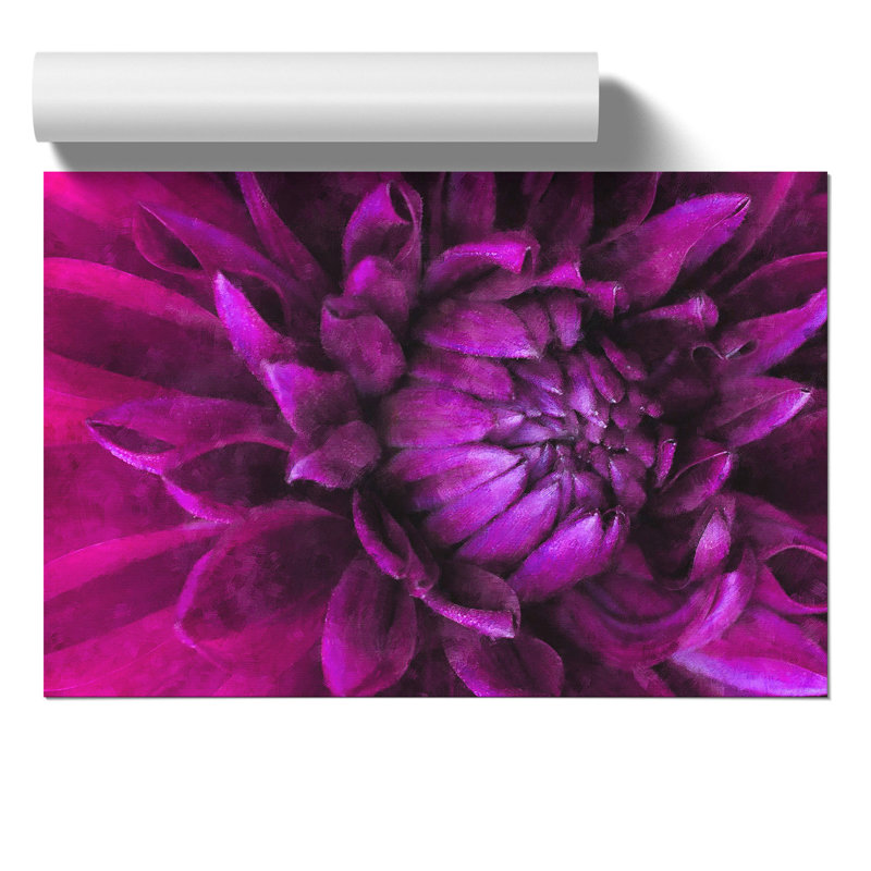 Purple Flower Vol.1 - No Frame Print, 21cm H x 30cm W x 0.1cm D