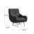 Aitana 28" Wide Modern Velvet Accent Armchair Set of 2, Mid-Century Upholstered Side Chairs with Gold & Silver Metal Legs and Curved Arms for Living Room, Bedroom & Vanity-2102262047-2102262040