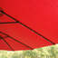Grand parasol rectangulaire double 15 x 9 pi pour l'extérieur avec lumière et base-634336708