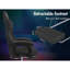 Metro Lane Adjustable Reclining Swiveling PC & Racing Game Chair with Footrest-952645899