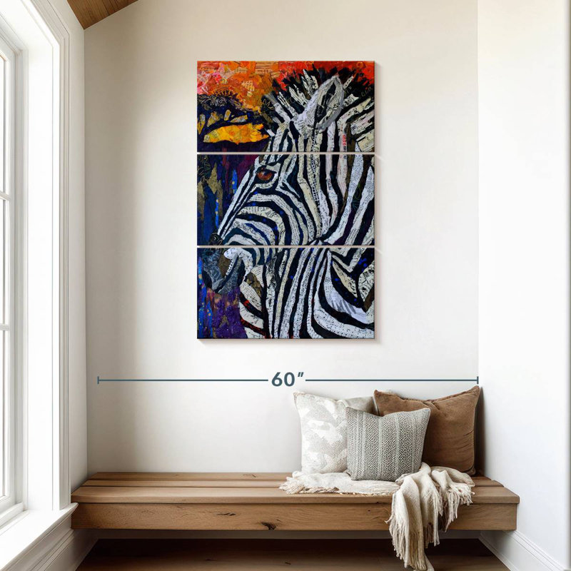 Brampt Seeing Stripes I, 45" H x 28" W