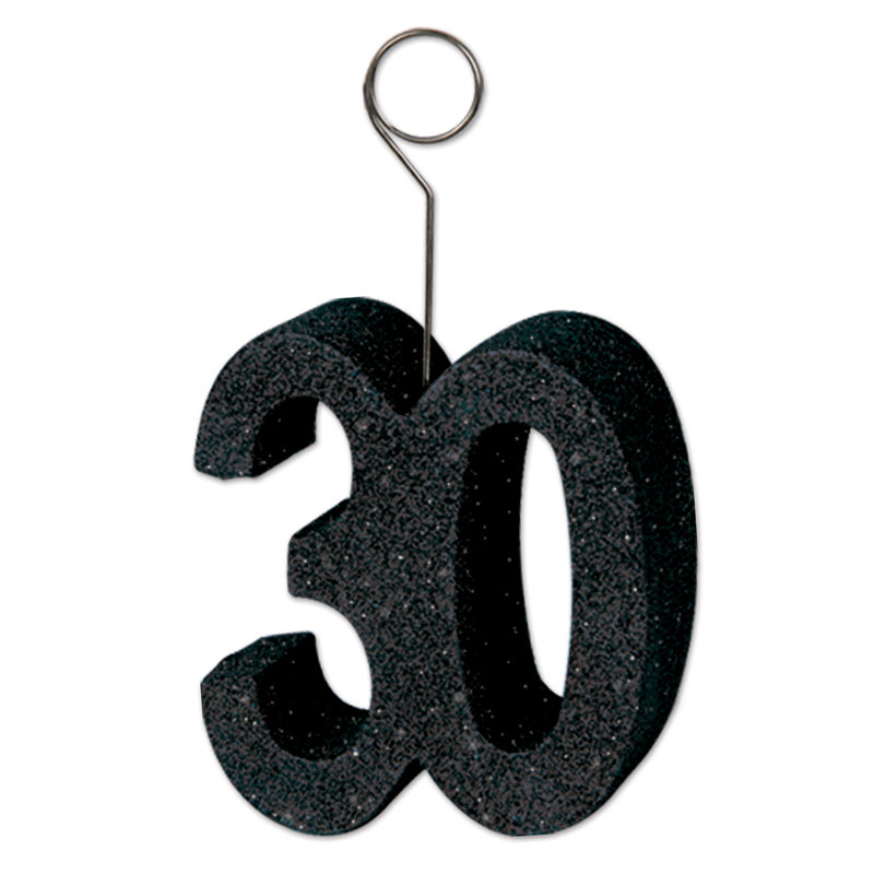 Porte-photo / ballon scintillant "30"