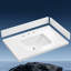 36 po X P 22 po D Comptoir de salle de bain rectangulaire en quartz blanc avec comptoir simple en céramique Dosseret et dosseret en H, 3 trous de robinet pré-percés