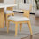 Chaise de salle à manger de style contemporain