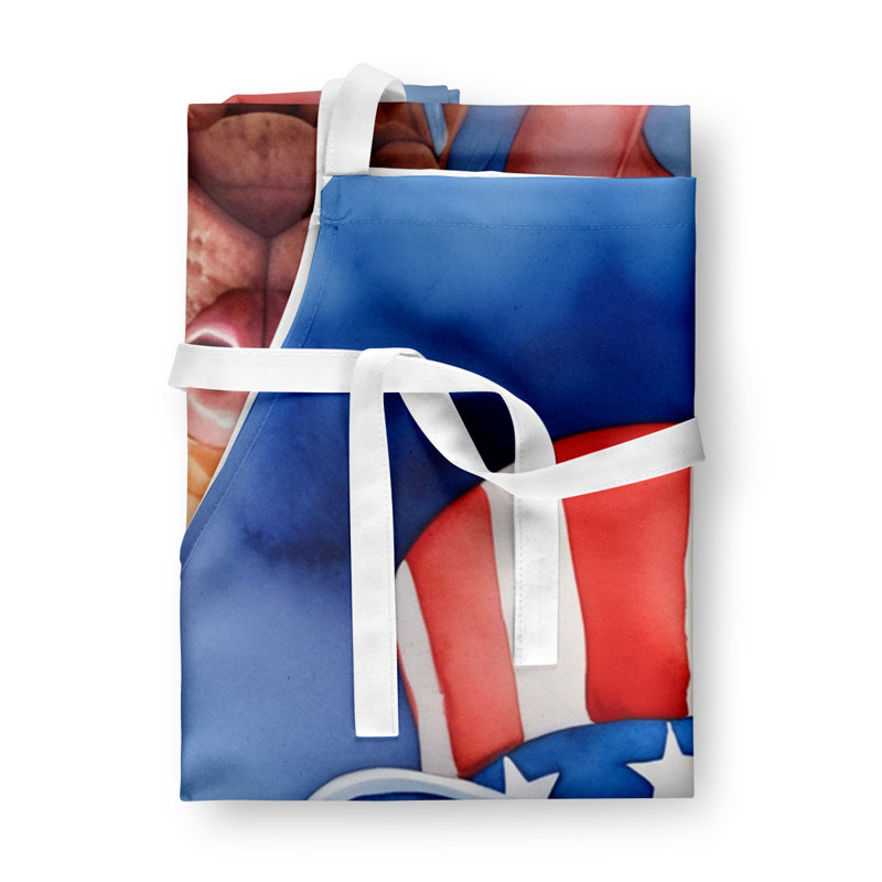 Patriotic American Apron, Vizsla