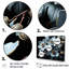 Dogwood Noir Reverie - ensemble d'art mural cornouiller-306604099