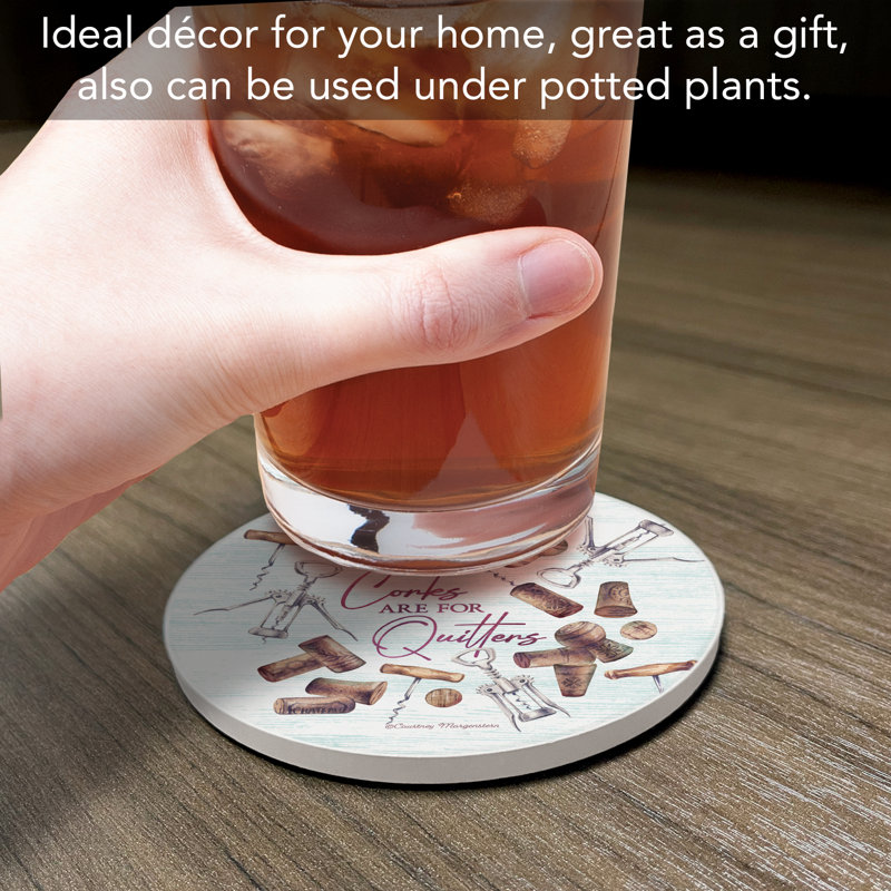 Corks for for Quitters Coaster