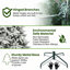 Arbre de Noël 6 pi avec 1100 extrémités, arbre à charnières enneigé réaliste PE + PVC-1184326808
