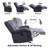 Oversized 44.5"W Upholstered Manual Rocking Recliner-1162036822-1201779261