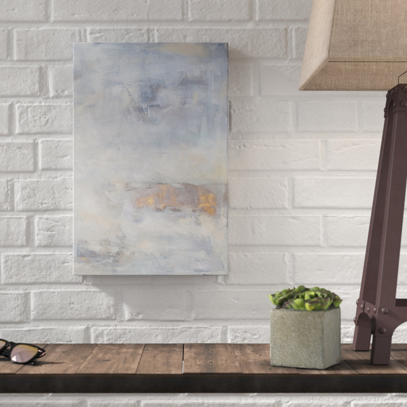 White Blush II by Julia Contacessi - Painting Print, 46cm H x 30cm W, Wrapped Canvas