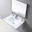 31 po. Comptoir de meuble-lavabo en pierre 31 po avec évier encastré et dosseret en céramique - doré