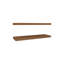 Tablette flottante Dallas, salon, acajou-128899032