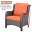 Ensemble de patio 3 pièces en osier / rotin avec coussins Thala-1993767149-1993767155