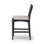 Haddon Stool-Black Rush-Counter-1963136176