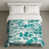 Motif floral bleu sélectionné