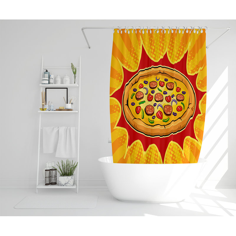 Ellanah 13 Piece Polyester Shower Curtain Set
