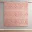 Ensemble de couette matelassée à motifs floraux 2 pièces rose pour lit simple-136113800-136113801