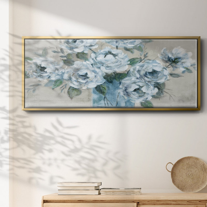 Tender Roses- Framed Canvas