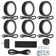 PL05 6 Pack 4000K Mini Puck Light with Wireless Dimmer 12V 2W/pc for Under Cabinet Lighting