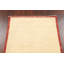 Tapis ivoire noué à la main de conception unique 2 pi 7 po x 4 pi 5 po