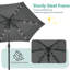 Dorance 90'' Lighted Tilt Market Umbrella-1585936713