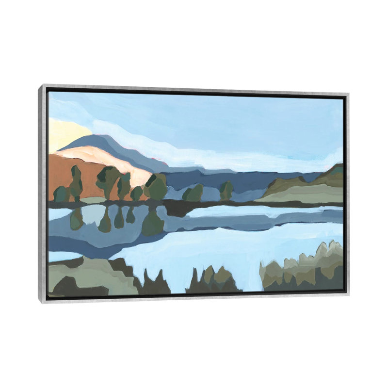 You Make The World A Better Place, 2023 - reproduction d'art mural - toile encadrée, 32 po x 48 po, Toile avec cadre, Argent