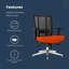 Chaise de travail ergonomique Scarlette-134939103