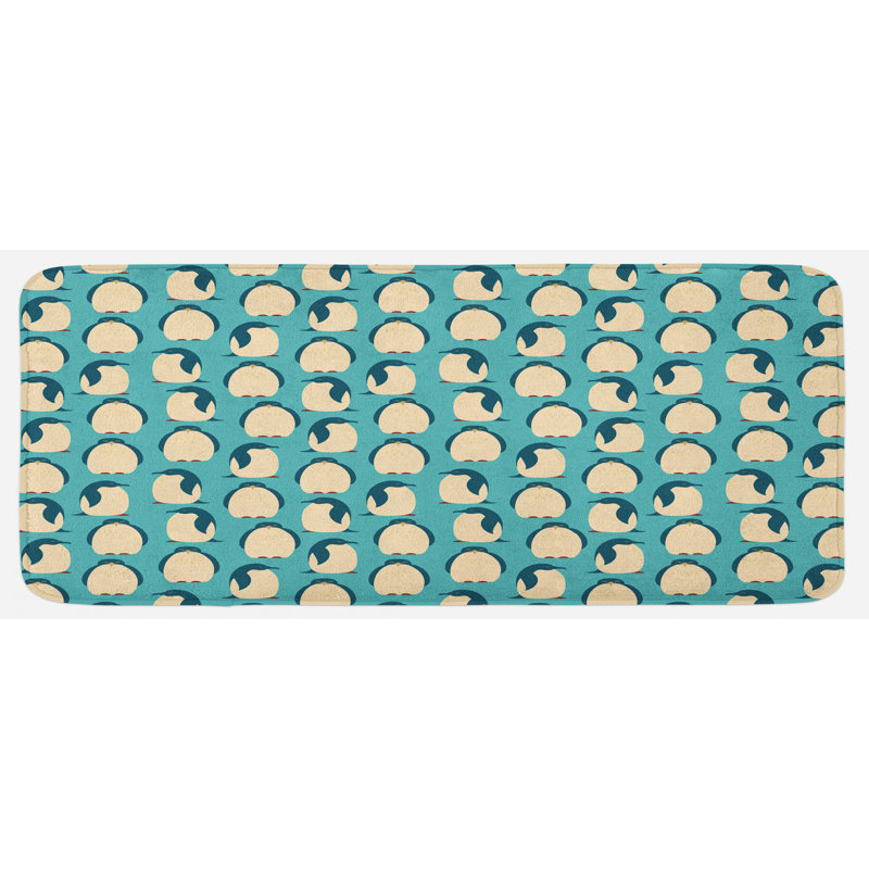 Tapis de cuisine pingouin