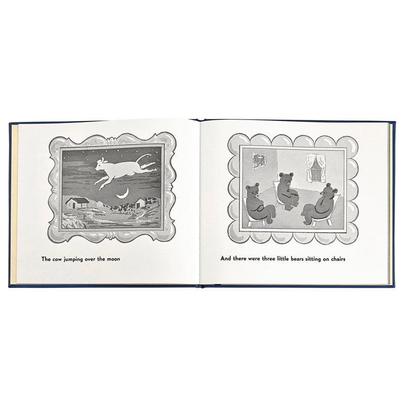 Graphic Image Goodnight Moon Coffee Table Book, Leather, Blue