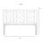 Cowden Geometric Rattan Headboard-923049692-923049668
