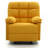 Modern Yellow Padded Arm Recliner-1204920303