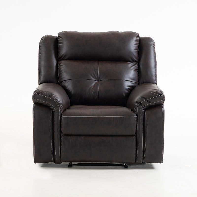 Ensemble de fauteuil inclinable (brun foncé), Marron foncé