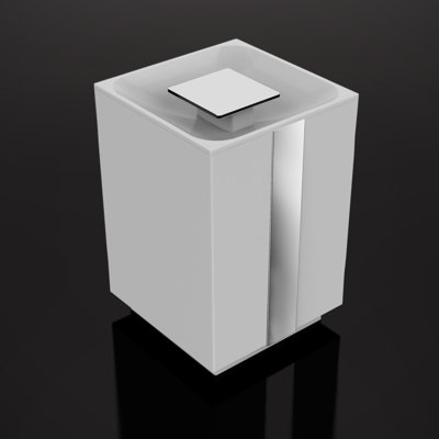 One Plastic Manual Lift Waste Basket