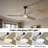3-Blade Modern Classic Ceiling Fan with Remote Control & LED Light Kit Included-1408528733-1398290150