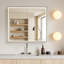 Armoire à pharmacie avec miroir en aluminium noir Atyana-1637038718