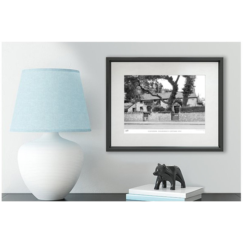 Clevedon, Coleridge - Single Picture Frame Print, 60cm H X 80cm W x 2cm D