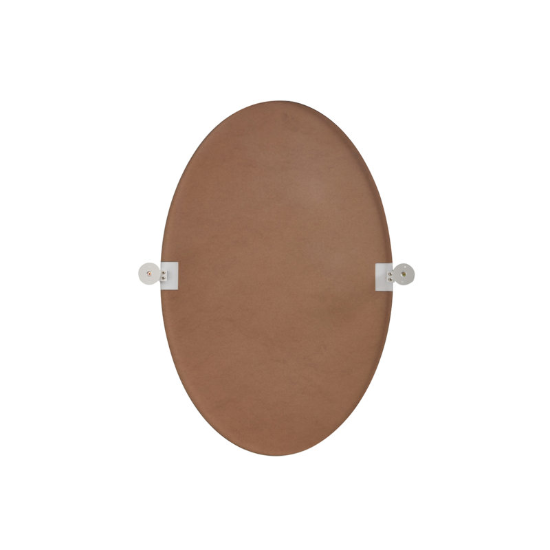 Belfield Metal Wall Mirror, 21" x 32", Silver