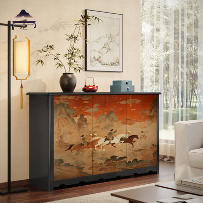 Large-Capacity Vintage Furniture Sideboard